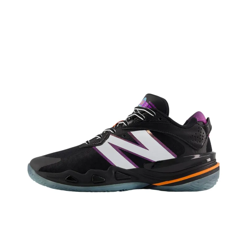 New Balance Hesi Low V2 Anti Slip Wear Resistant Low Top Basketball Shoes Men's Black-0