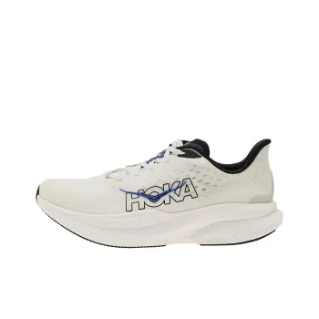 HOKA ONE ONE MACH 6 Anti Slip Wear Resistant Low Top Casual Running Shoes Men's White