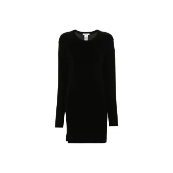 Lemaire Double Layered Knitted Mini Dress