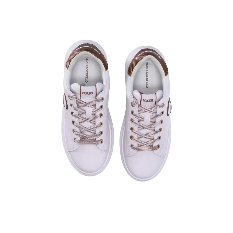 KARL LAGERFELD Kapri Low Top Casual Shoes Men's White-4