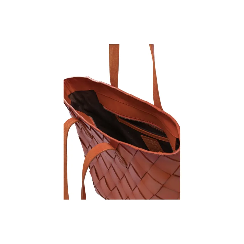 Dragon Diffusion Leather Tote Bag, Shopping Bag, Handbag Women's Orange-4