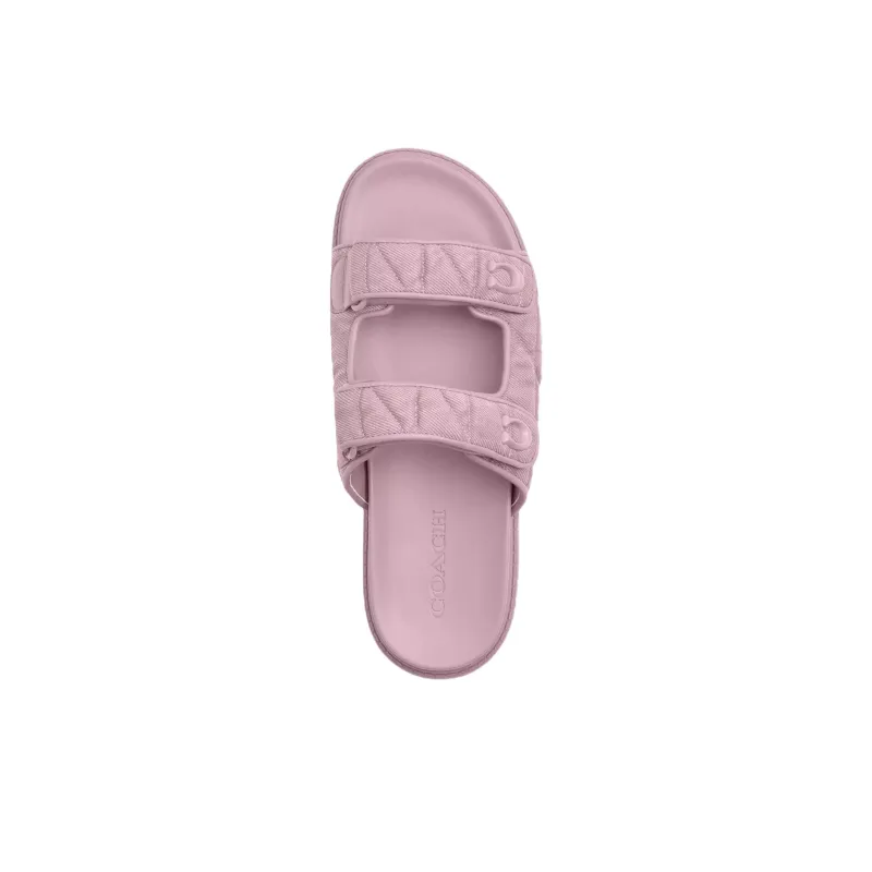 COACH Slide Slippers Women's Pink-3