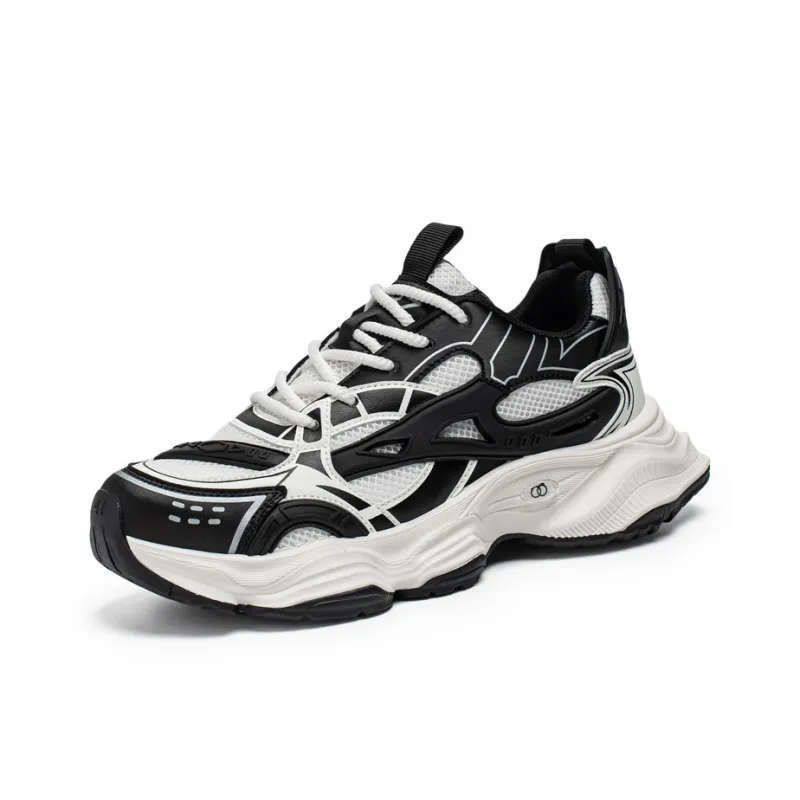 ROBINHOOD Slip Resistant, Abrasion Resistant, Breathable, Lightweight Low Top Chunky Sneakers Men's Box Included-7