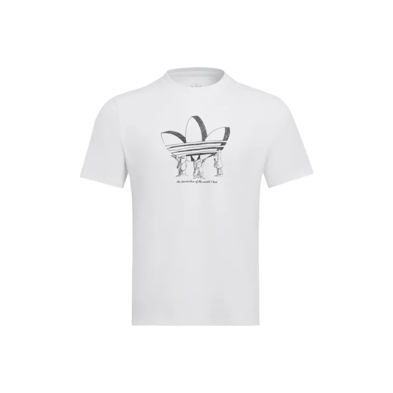 Adidas Originals Trefoil SS25 LIFT T SHIRT T Shirt Men's White-0