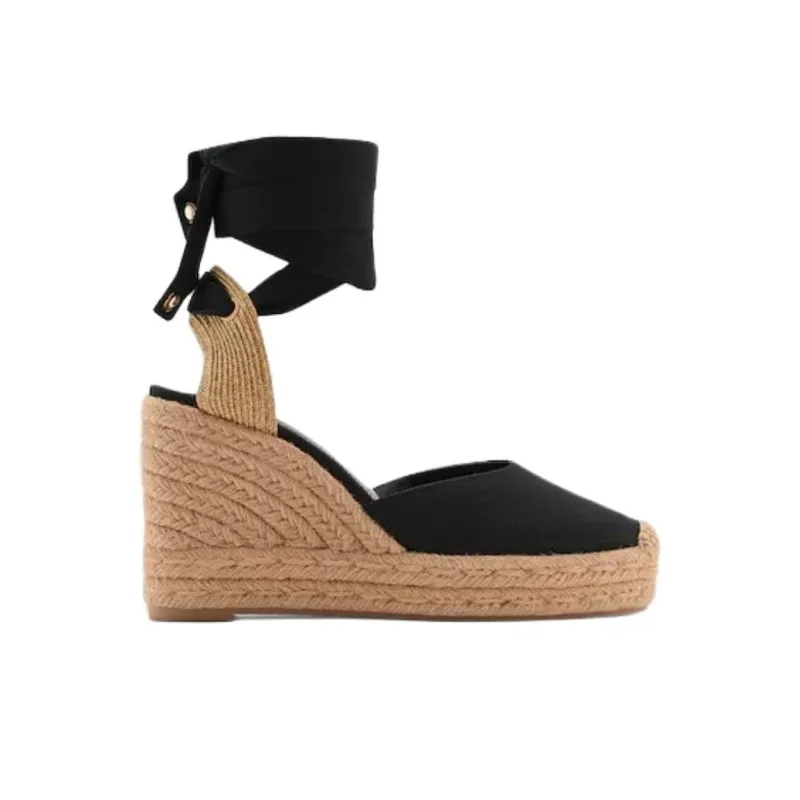 MANGO Wedge Heel High Heels 10cm Women's-1