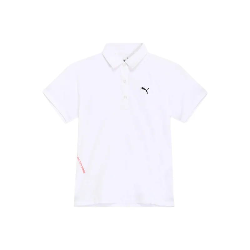 PUMA Golf Polo Shirt Women's White Light-0