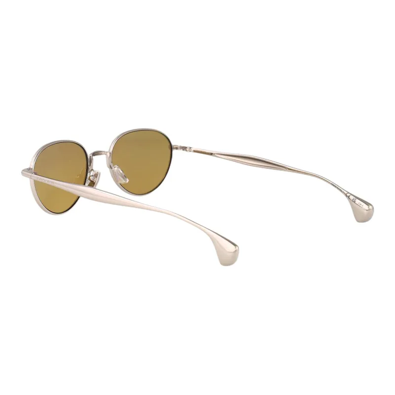 Bottega Veneta Metal Round Sunglasses Unisex Rose Gold-3