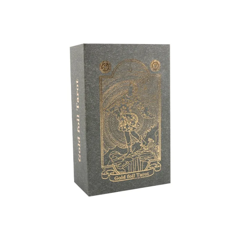 JINBANG Wite Tarot Collection, Gold Foil PVC Waterproof, Tarot Board Games-31