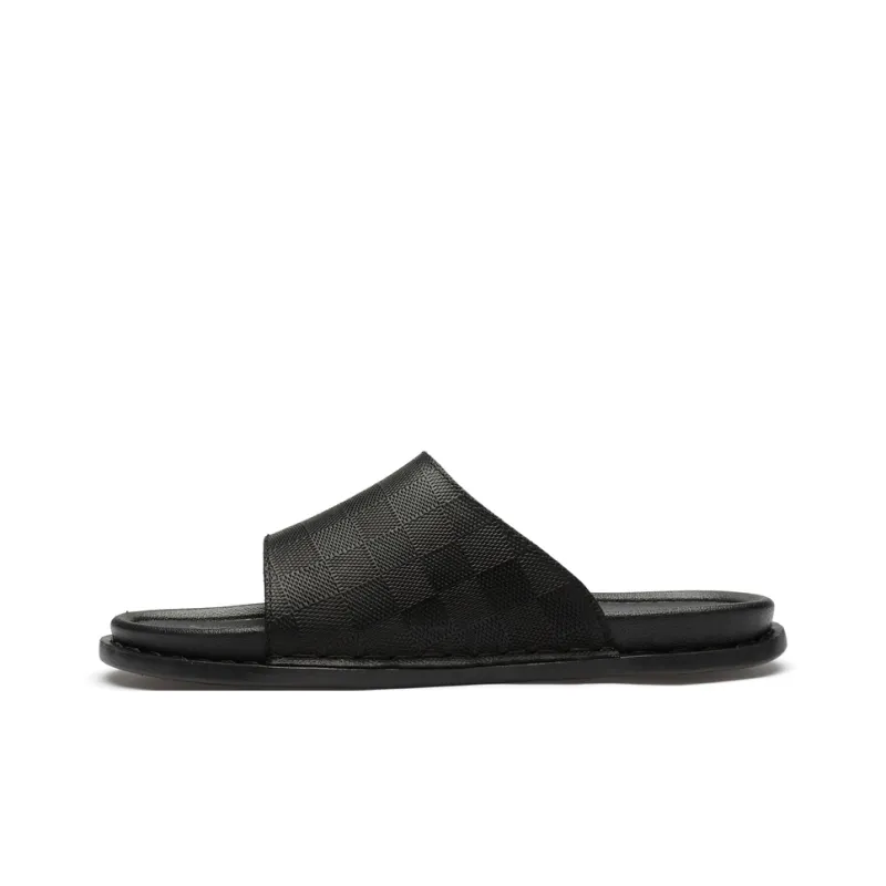 Eminu Rubber Sole Slip Resistant Slide Slippers Men's-0