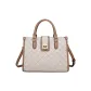 Ecru Gilded Shopping Bag