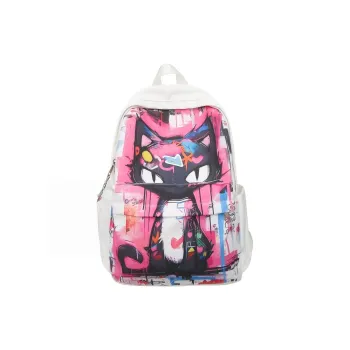 Vack Nylon Backpack Unisex Multicolor