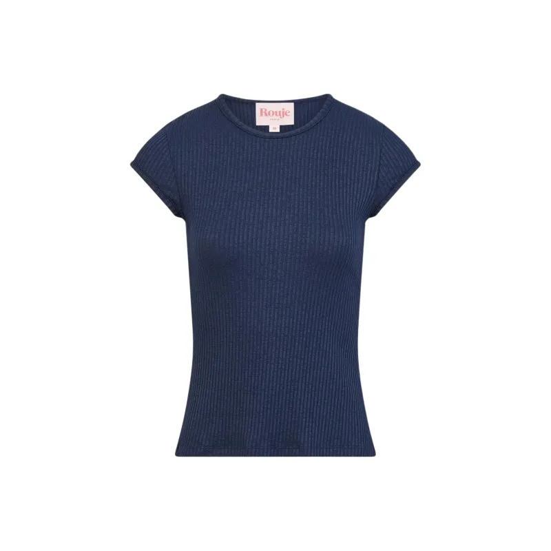 Rouje T Shirts Women's Marine Blue-0