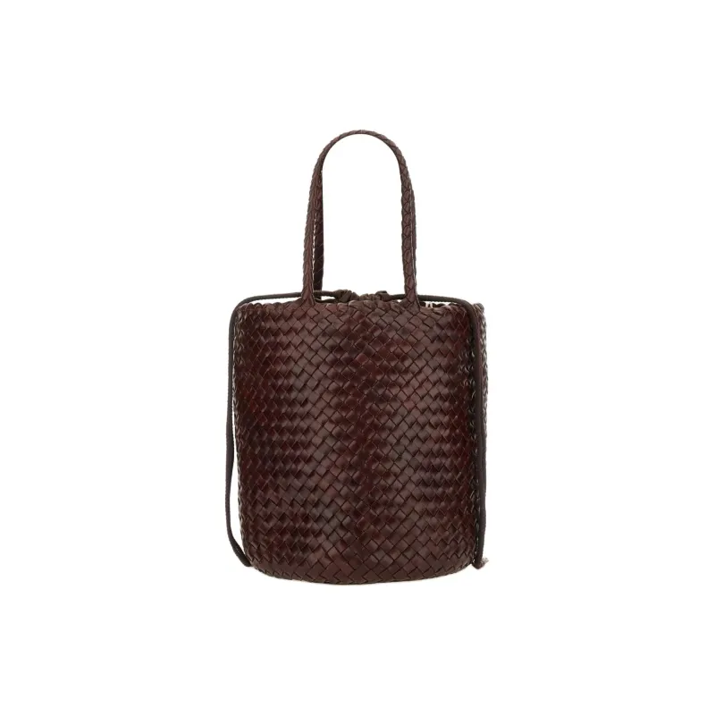 Dragon Diffusion Leather One Shoulder Handbag Women's Brown-2
