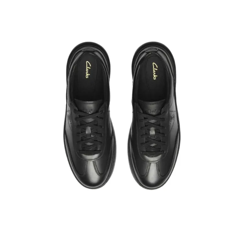 Clarks Abrasion Resistant Low Top Skateboard Shoes Men's Black-1