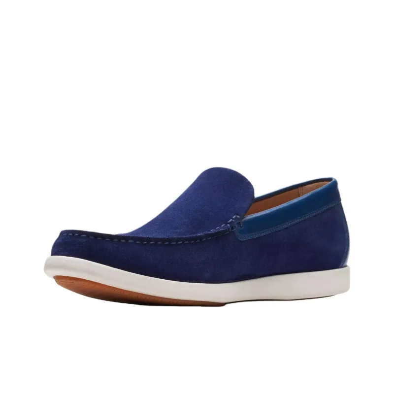 Clarks Ferius Creek Loafers Men's Dark Blue-3