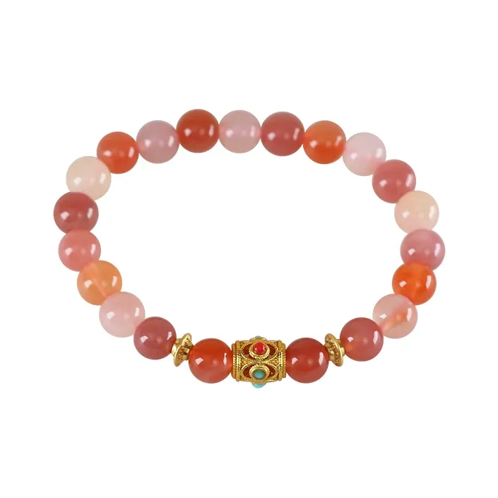 Cloudy Sky Agate Bracelets Women's-0