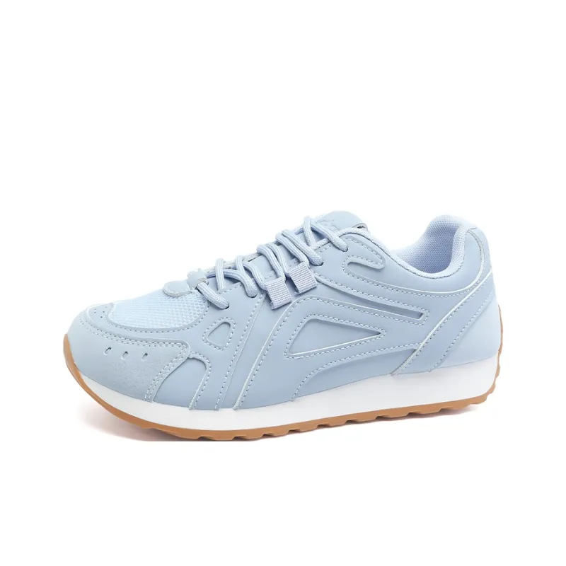 RENBEN Breathable And Lightweight Low Top Casual Shoes Women's Blue-3