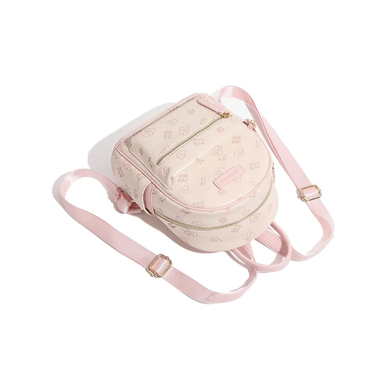 BOBDOG PU Backpack Women's Pink/Apricot-1