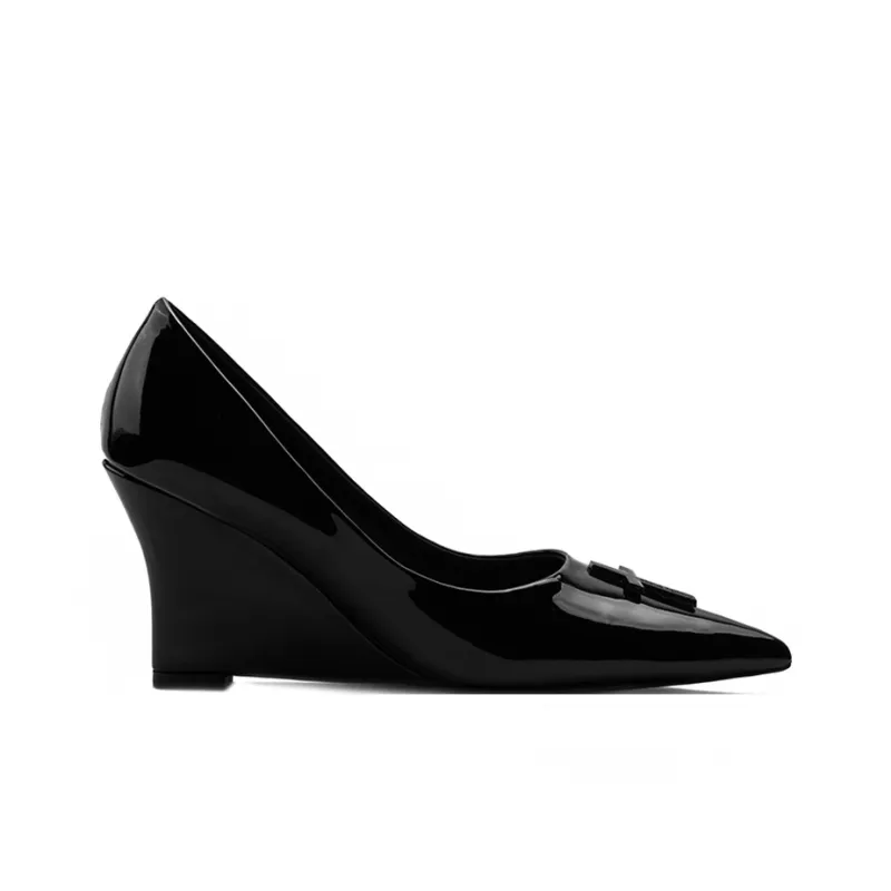 Colorful Bridge Crucifix Cross Wedge Heel High Heels Women's-8