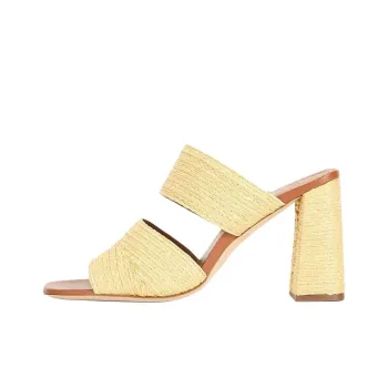 Staud Slip Resistant Slide Slippers 10cm Women's Yellow