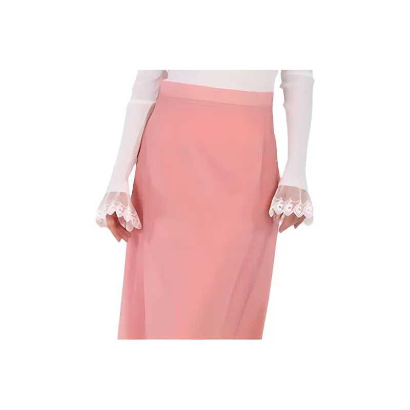 Burberry Casual Long Skirts Women's Pink-4