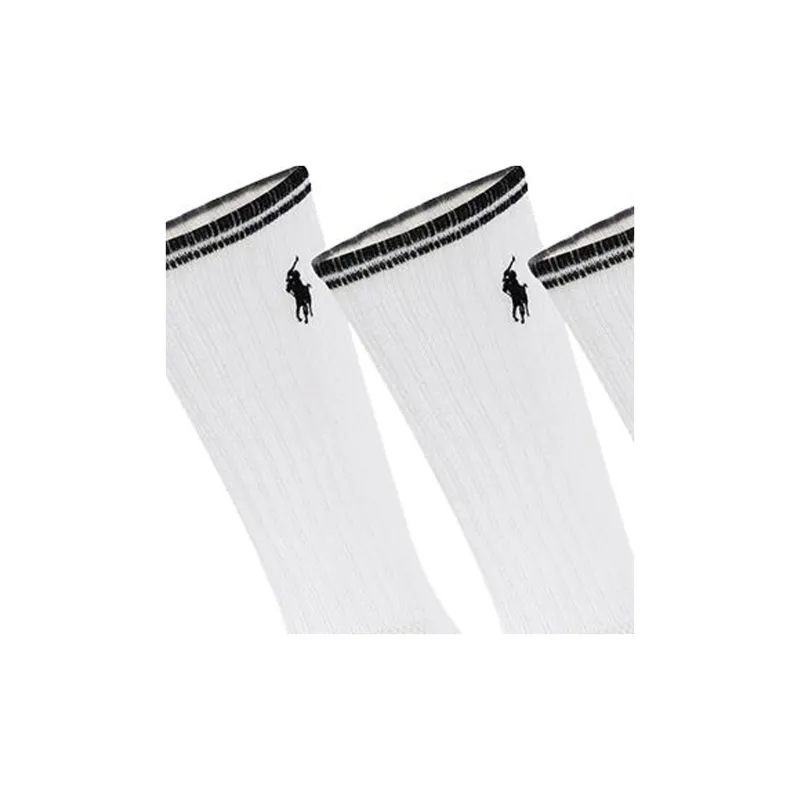 Polo Ralph Lauren Knee-High Socks Men's 3 Pack White-2