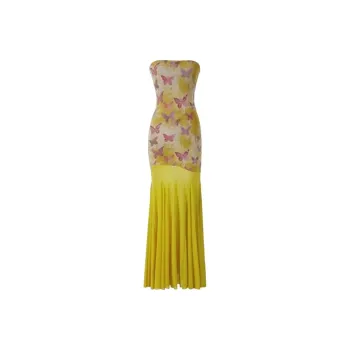 CZMO Sleeveless Dresses Women's Yellow