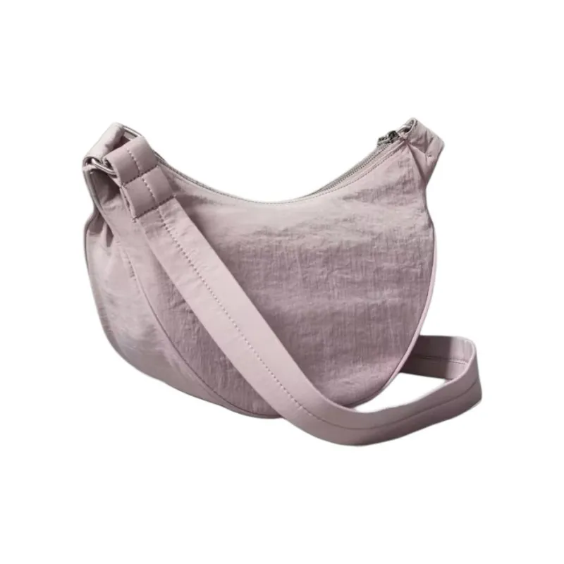 CALVIN KLEIN Nylon Hobo Bag Shoulder Bag Women's Light Pink-1