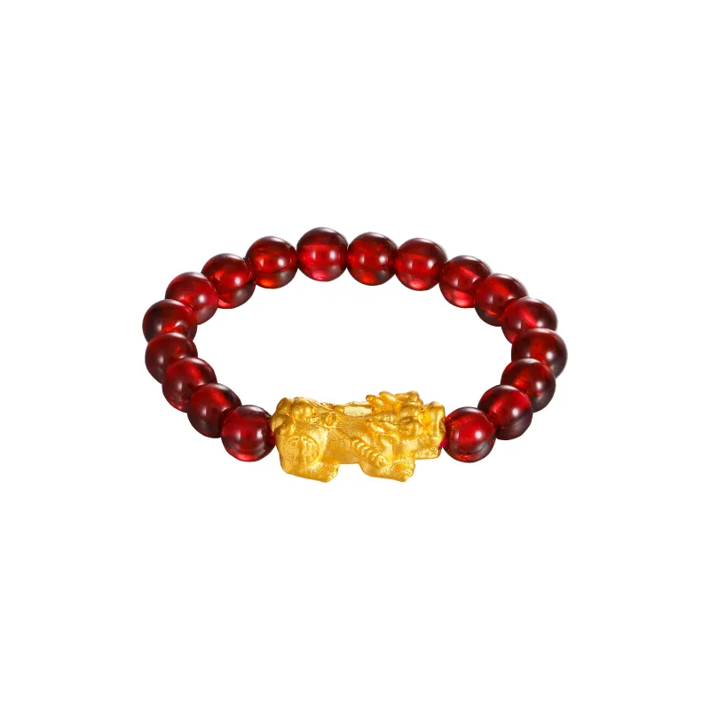 BOVLSA Natural Garnet Colored Gemstone Rings Unisex-0