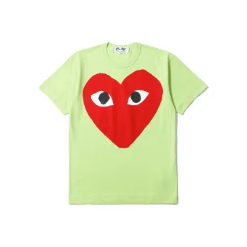 CDG Play T Shirts Men Green