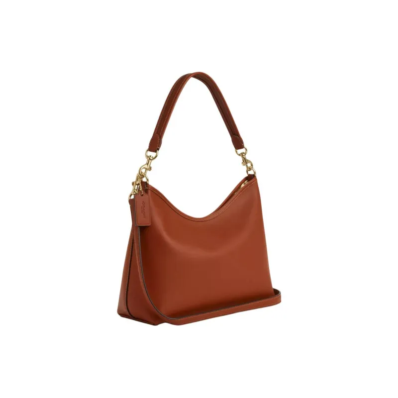 COACH LAUREL Smooth Grain Leather Crossbody Bag, Shoulder Bag Tubas Women's Tan-1
