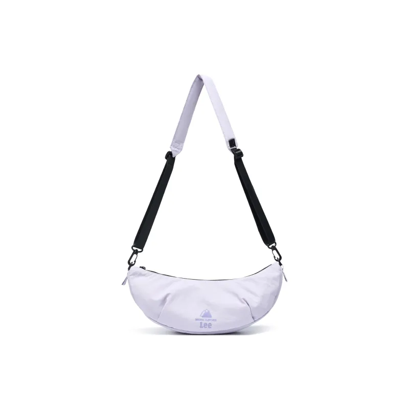 Lee Fabric Shoulder Bag, Crossbody Bag Wood Leaf Brown/Cloud Gray/Light Gray Purple-11