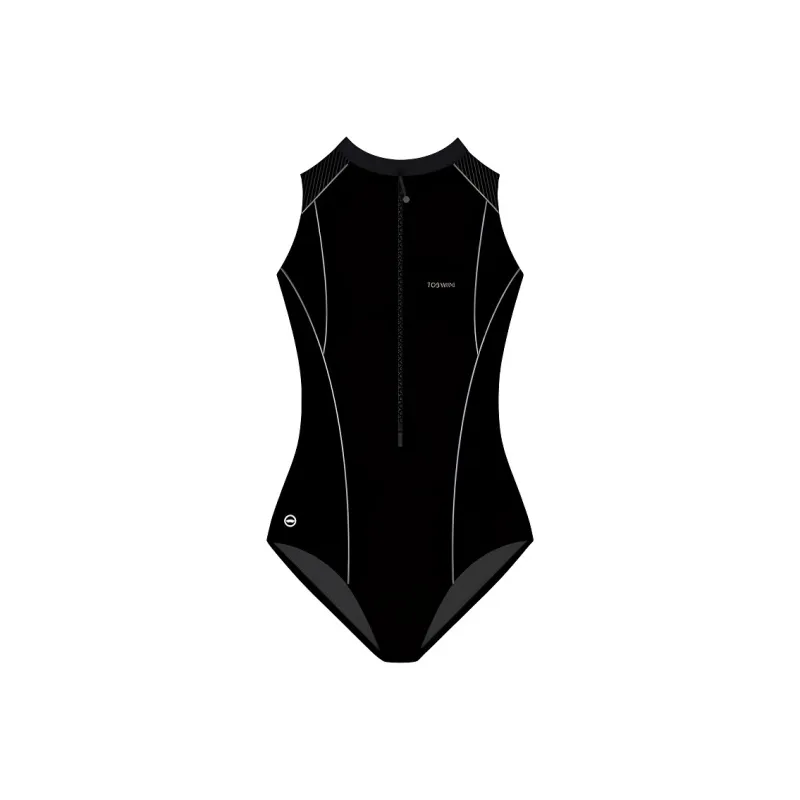 TOSWIM One piece Swimsuit Women's Black-0