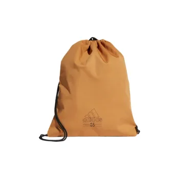 Adidas Cotton Drawstring Bag Backpack Unisex Wheat Brown