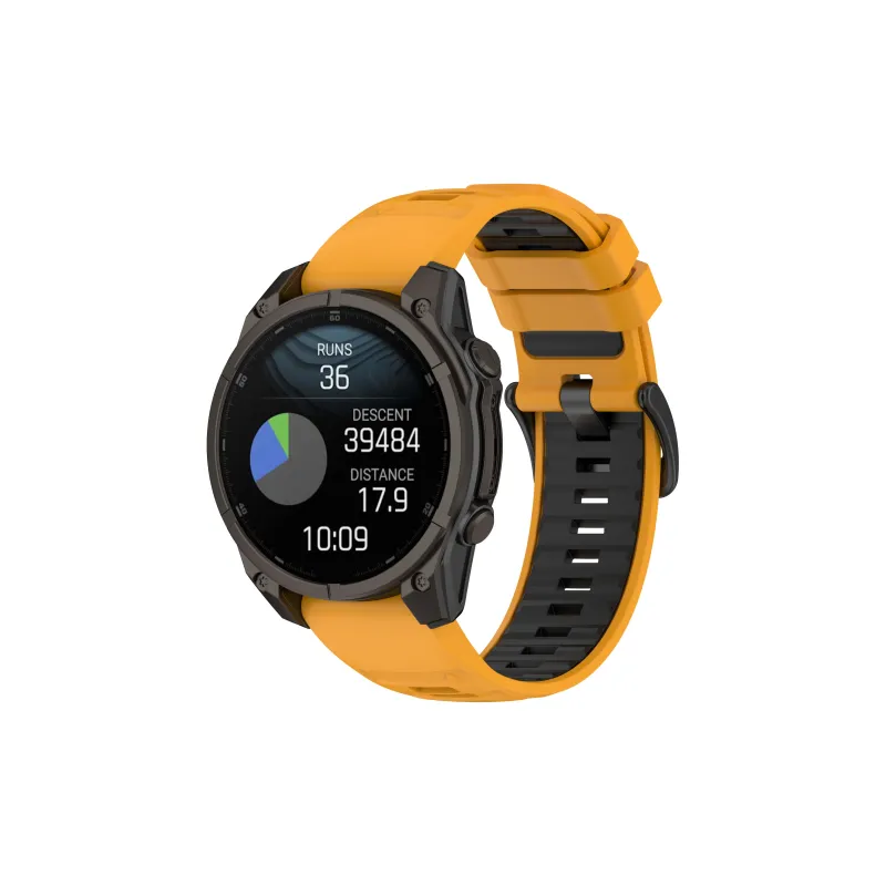 ZHENGGUANG Garmin Compatibility Watch Band Silicone Material-8