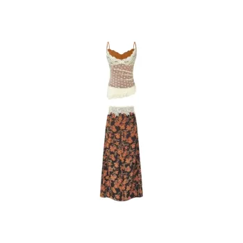 MA JOURNEE Two Piece Skirt Sets Women's