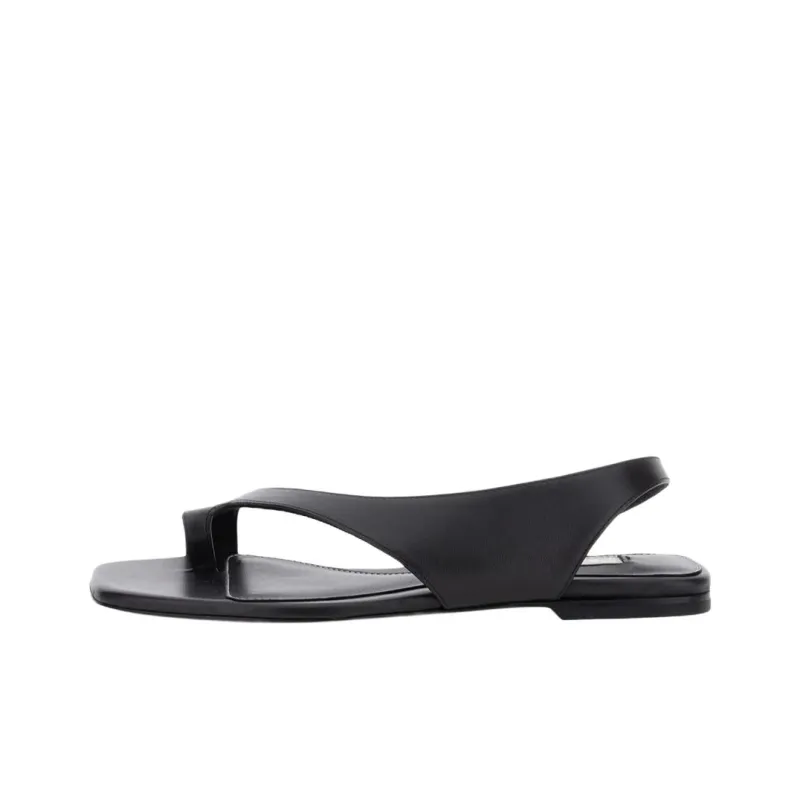 TOTEME One Strap Sandals Women's Black-0