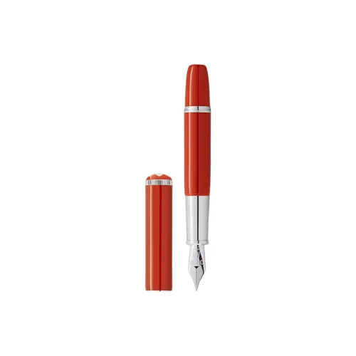MONTBLANC Heritage Collection Red And Black Special Edition Pocket Ink Pen, Coral Red Pens