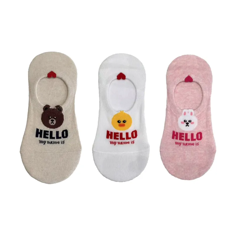 TLXT No Show Socks Unisex Soft Comfortable Summer Thin, Students Couple 3 Pack Combo Set-0