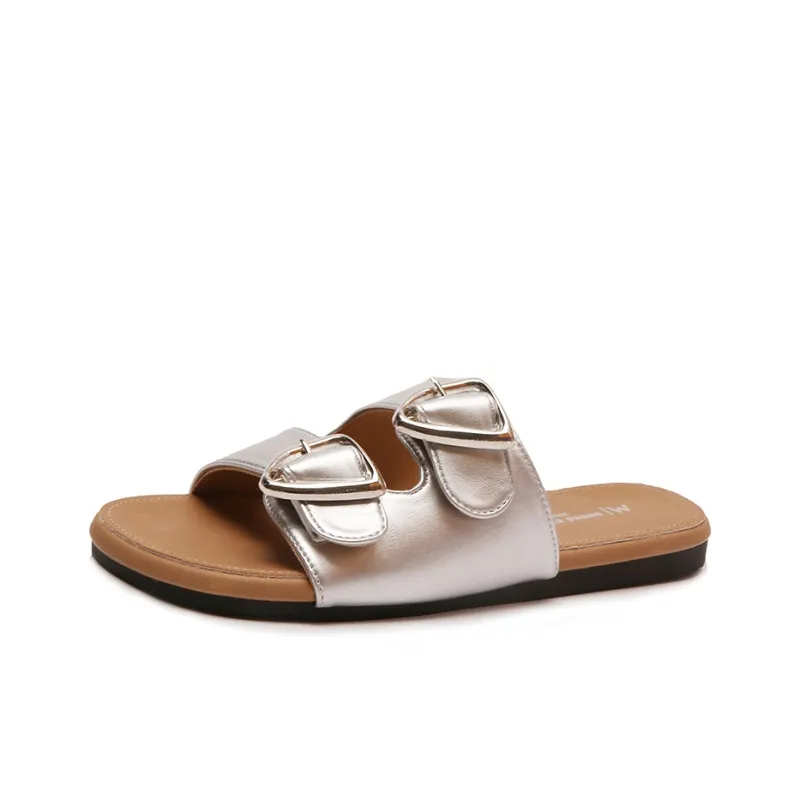 Betu Rubber Sole Slide Slippers Women's-0