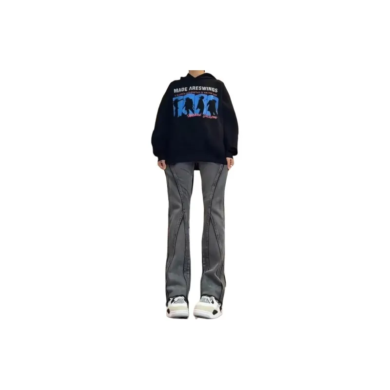 MORii Jeans Unisex Charcoal Black-0