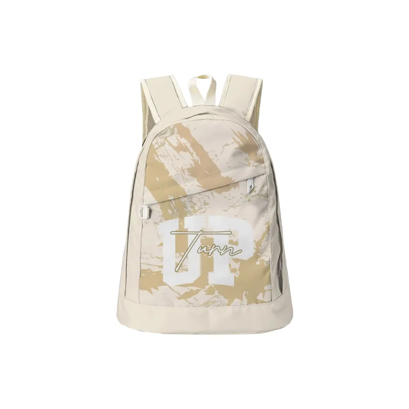 TURN UP Polyester Backpack Unisex Khaki-0