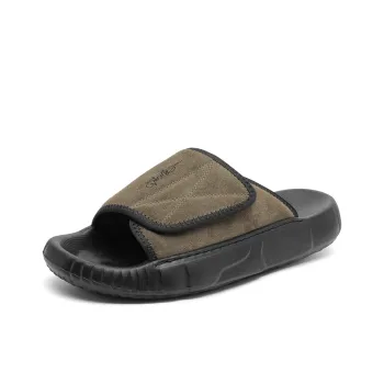 MOMGOG Rubber Sole Slip Resistant Odor Resistant Slide Slippers Men's