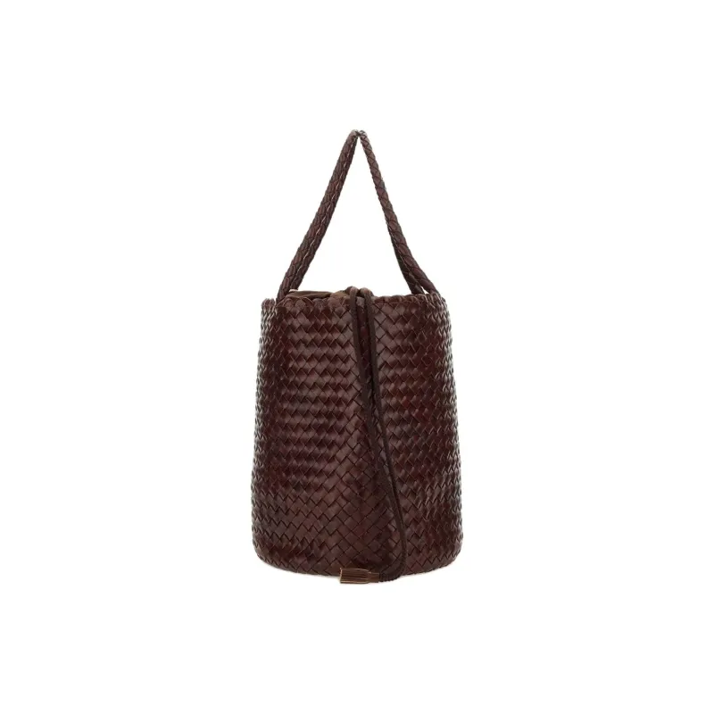 Dragon Diffusion Leather One Shoulder Handbag Women's Brown-1