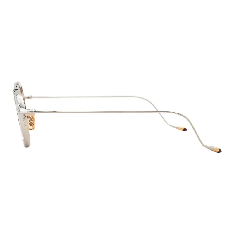 JACQUES MARIE MAGE Acetate Β Titanium Aviator Sunglasses Unisex Silver-2