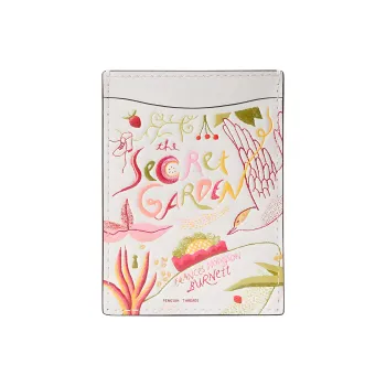 Kate Spade Storyteller Cow Leather Card Holder Women's White