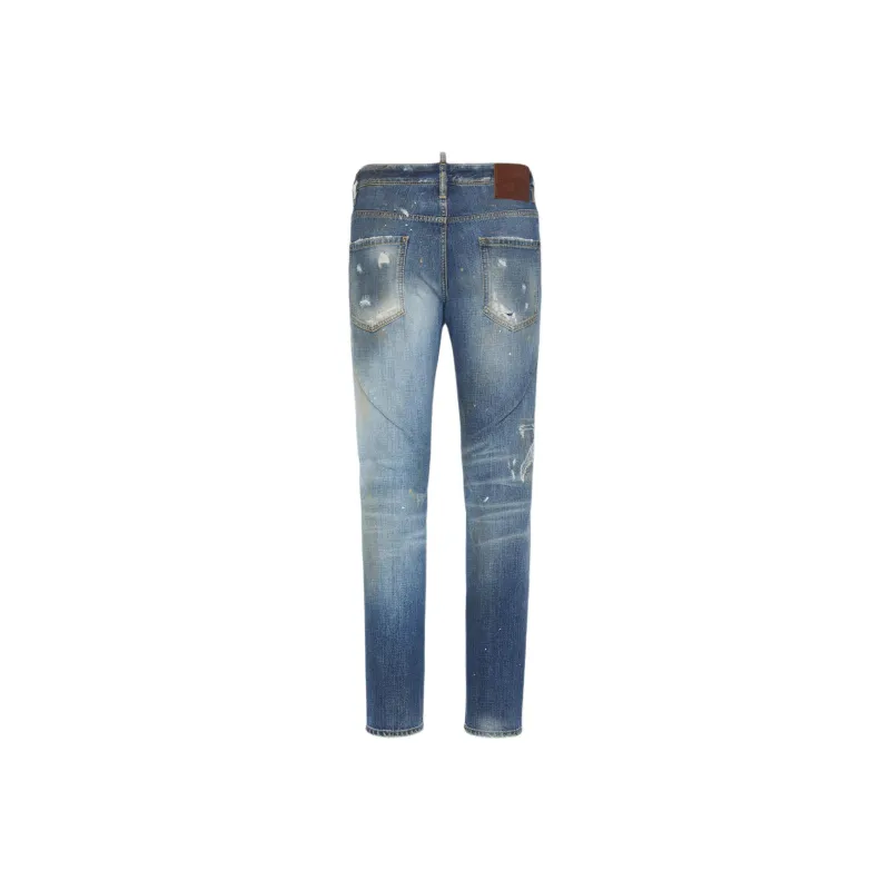 DSQUARED 2 Patch detailing Cotton Jeans-1
