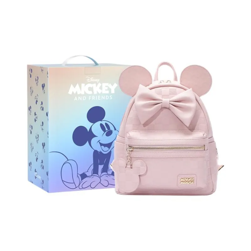 MESUCA Disney Collection Synthetic Leather Backpack Women's Pink-0