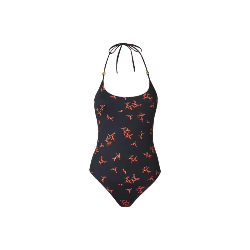 FENDI SS25 One piece Swimsuit Women's Black-0
