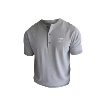 WALLPAINTER T Shirts Men Gray White